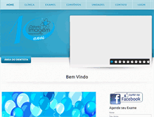 Tablet Screenshot of clinicaodontoimagem.com.br
